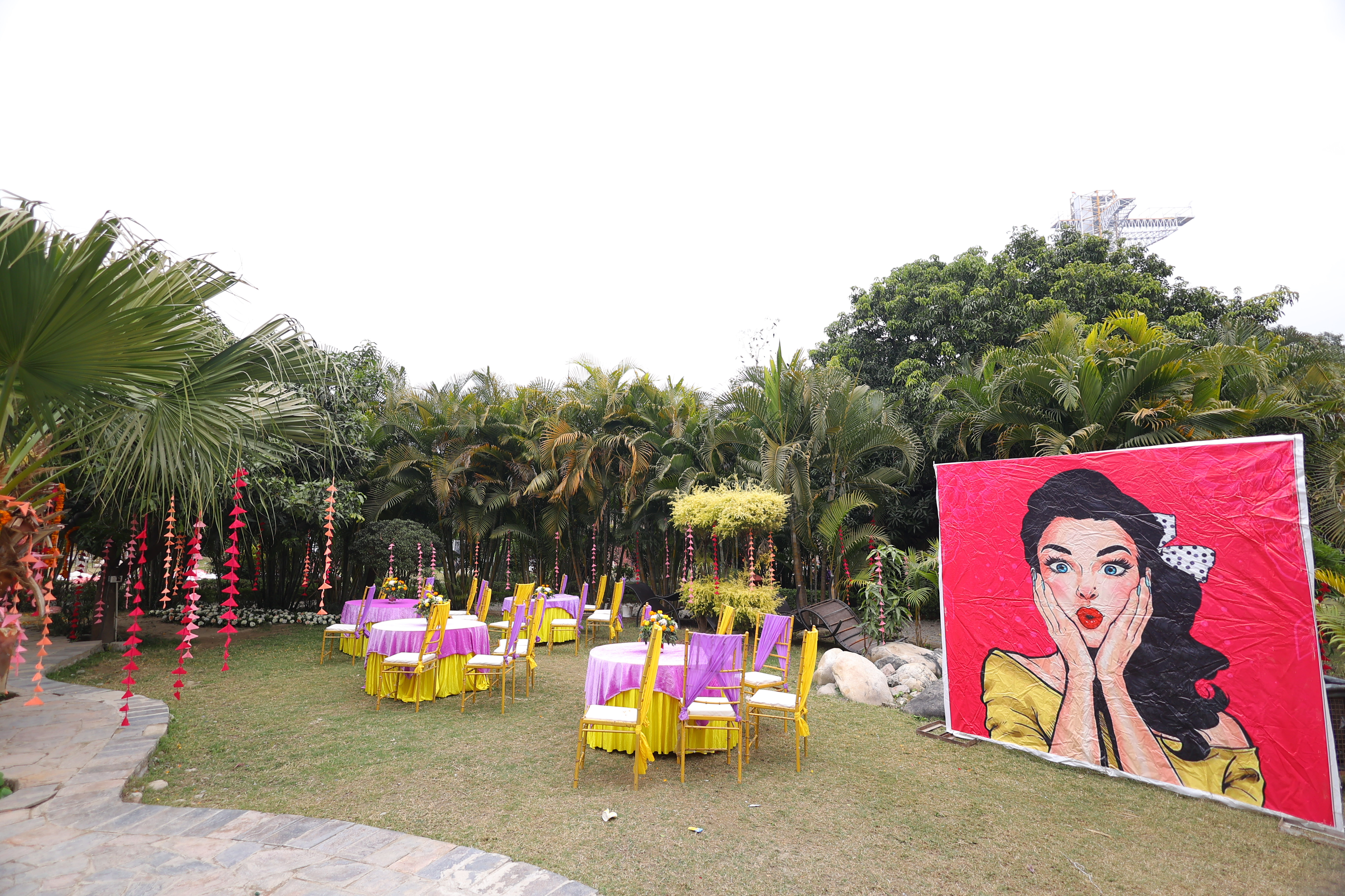 Haldi wedding photo at Corbett Wild Resort
